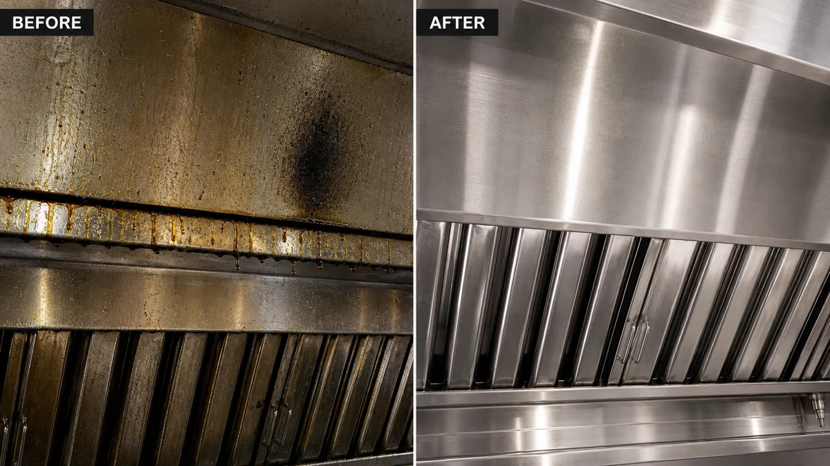 Hood and filters: before & after