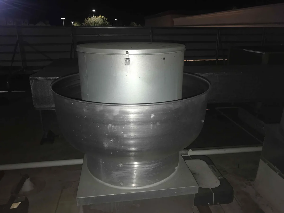 Rooftop exhaust unit