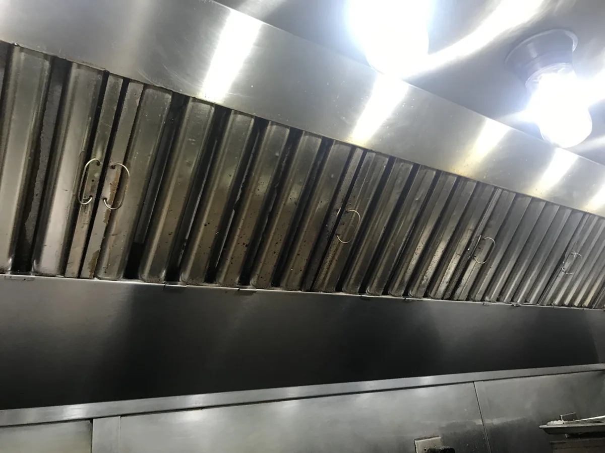 Commercial kitchen hood and exhaust equipment